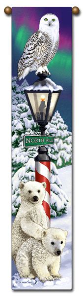 Tapestry - "Christmas, North Pole" - 8.5"x40"