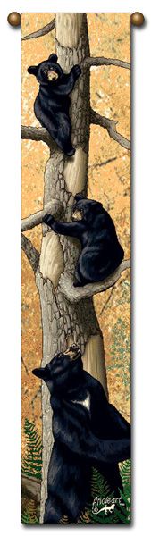 Tapestry - "Bears - Den Mother" - 8.5"x40"