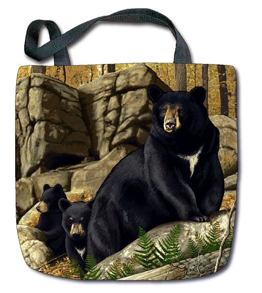 Tapestry - "Bears - Den Mother" - Tote Bag, 17"x17"