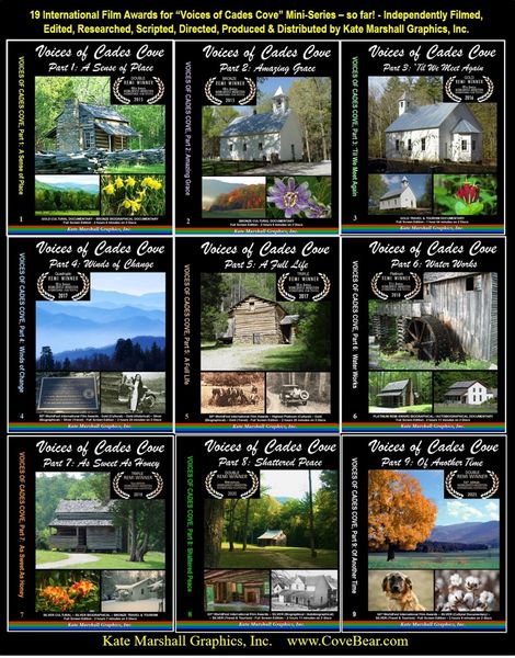 A DVD SET - 9 Voices of Cades Cove Documentaries