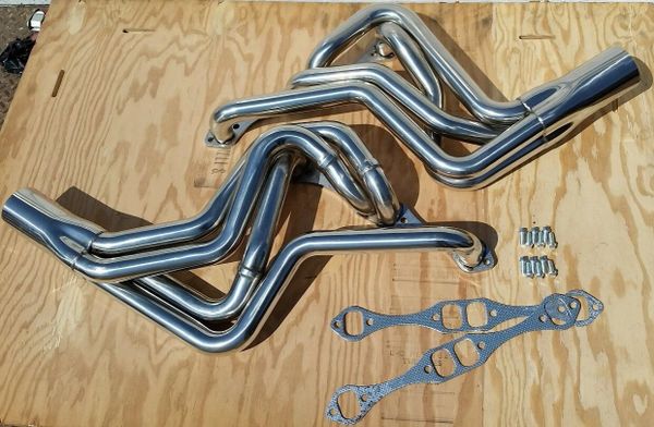 LONG TUBE RACING HEADER EXHAUST MANIFOLD FOR CHEVY SBC CAMARO MALIBU STAINLESS STEEL