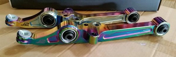 J2 FRONT LOWER SPHERICAL CONTROL ARM KIT FOR 88-91 CIVIC EE ED/DA NEO CHROME