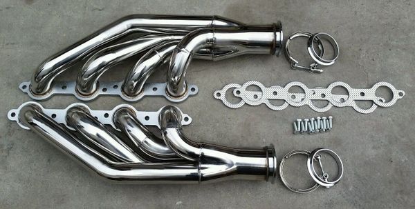 CHEVY SMALL BLOCK V8 LS1/LS2/LS3/LS6 LSX STAINLESS EXHAUST MANIFOLD HEADER