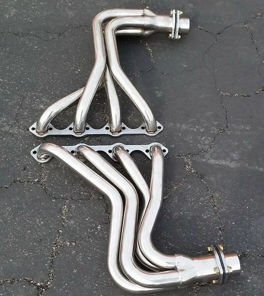 FORD STREET ROD SMALL BLOCK V8 STAINLESS EXHAUST MANIFOLD HEADER 260 302 351 289