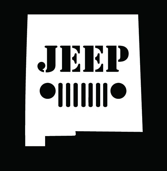 New Mexico Jeep sticker 2 pack