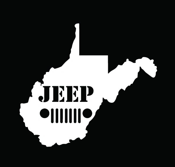 West Virginia Jeep sticker