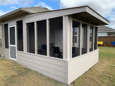 Custom screened in porch