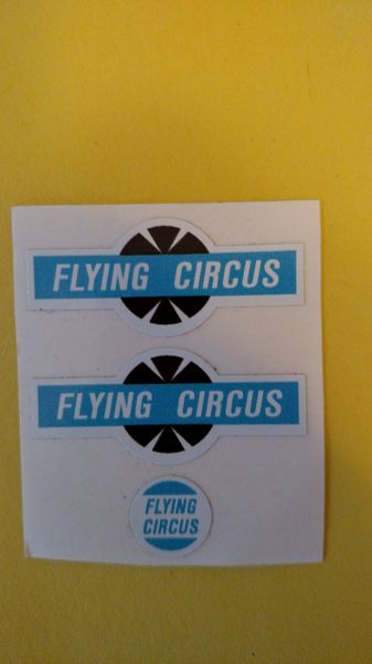 HU495J Hubley Flying Circus Decals