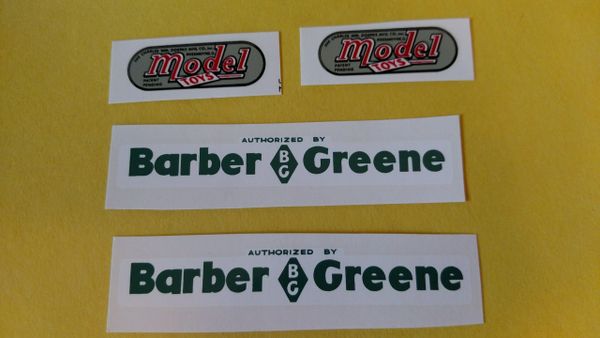 Doepke Barber Greene Decals DPB Page 78