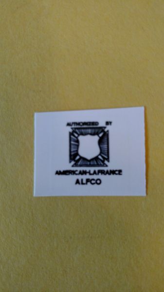 Doepke American LaFrance Decal DPAL Page 78