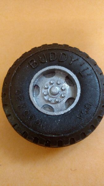 Set 4 Buddy L Simulated Spoke Rubber Wheel/Tire Replacement Toy Parts BLP-016-4 