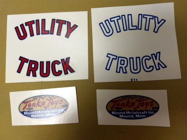 Tonka Utility Truck Decals TK170 Page 73