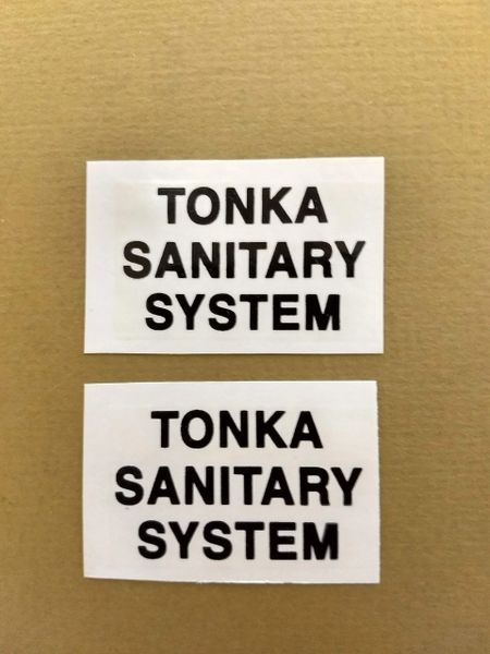 Tonka Sanitary System Decals TK57B Page 67