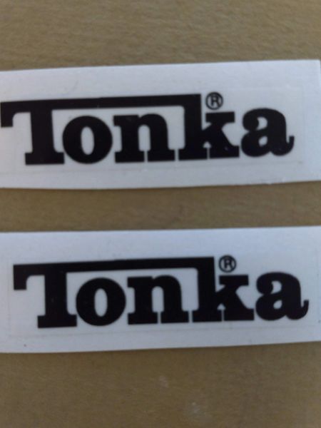 Black Tonka Decals