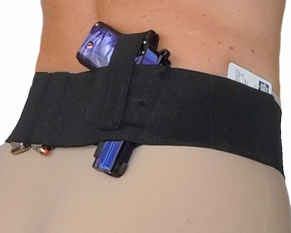 Concealed Carry Belly Band Holster Under Cover Elastic Abdominal Waist Holster 