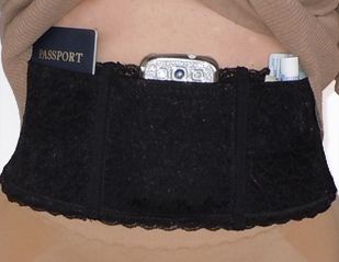 Ladies Women's Concealed Carry Lace Waistband Gun Holster-Hidden Heat  Lace-Black