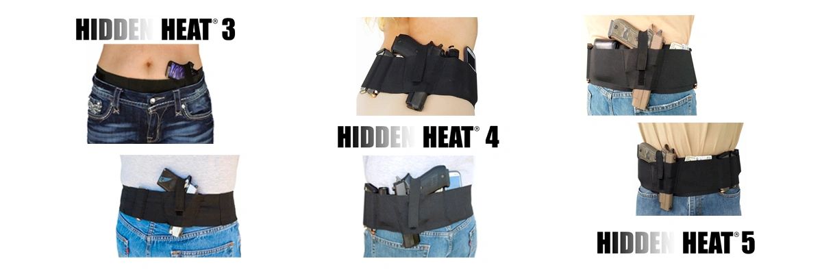 Hidden Heat Lace - Women's Concealed Carry Gun Holster - Black