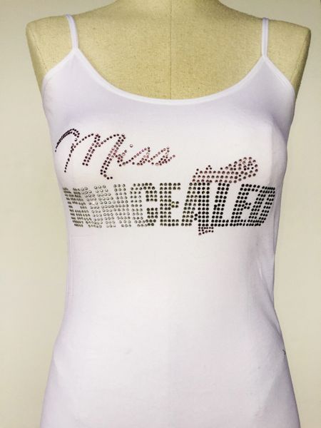 Miss Concealed Bling spagetti strap tank top