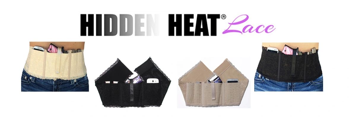 Hidden Heat Lace - Women's Concealed Carry Gun Holster - Natural