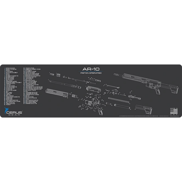 AR-10 SCHEMATIC PISTON OPERATED