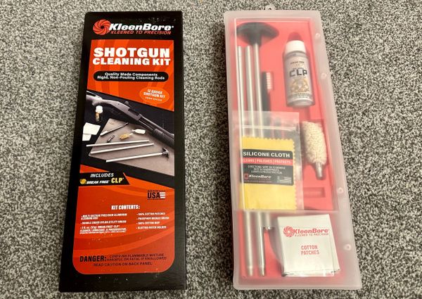 KleenBore - 12 Bore Gauge Shotgun Classic Cleaning Kit - SHO216 Made in USA