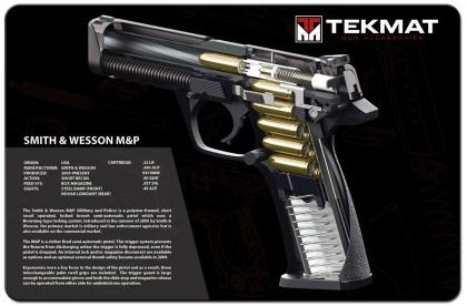 SMITH & WESSON M&P 9mm PISTOL TEKMAT CUT-AWAY