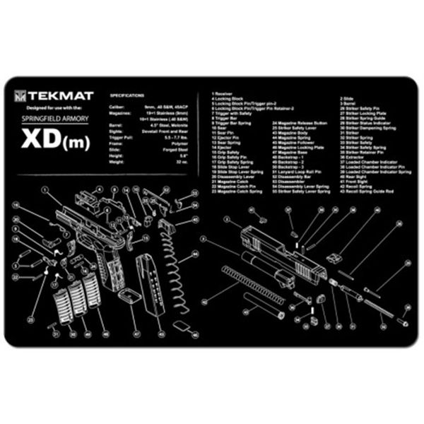 SPRINGFIELD ARMORY XDM 9mm PISTOL TEKMAT