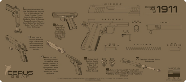 1911 INSTRUCTIONAL PROMAT by CERUS GEAR