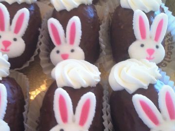 Chocolate bunny pastry