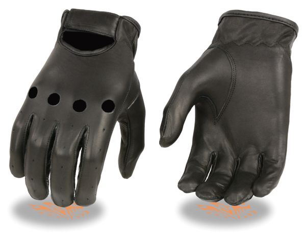 Leather gloves best sale with knuckle holes