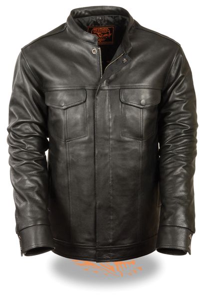 Men's SOA Club Style Cut Zipper/Snap Front Shirt Jacket MLM1610 ...