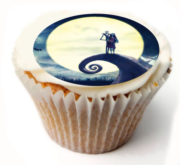 nightmare before christmas cupcake toppers