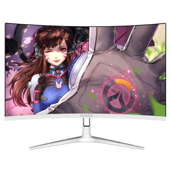 HUGON 24 inch Curved LED Monitor Gaming Game Competition Led/Lcd ...