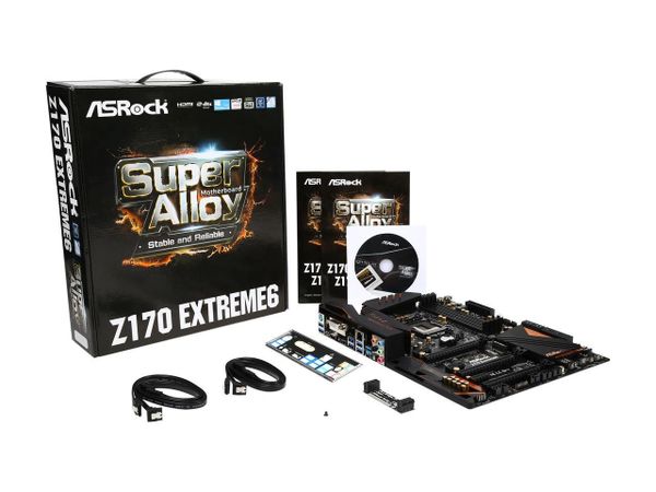 ASRock Z170 Extreme6 LGA 1151 Intel Z170 HDMI SATA 6Gb/s USB