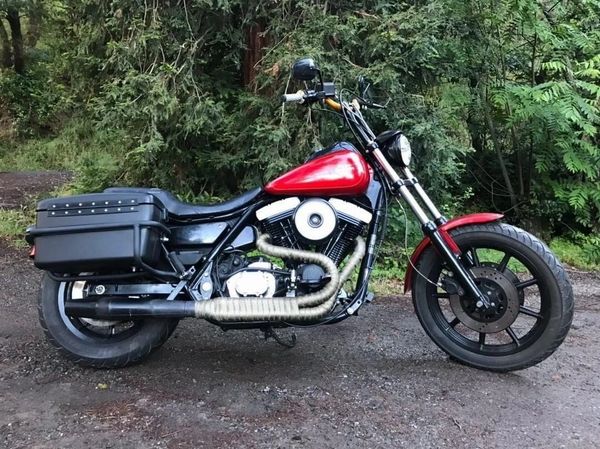 Harley on sale fxr saddlebags