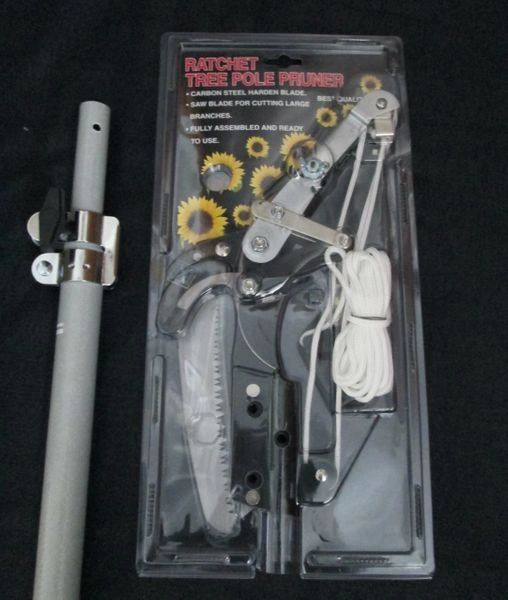 Ratchet Tree Pole Pruner with 10' Adjustable Pole