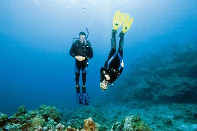 PADI learn to dive scuba lesson. PADI Peak Performance Diver course