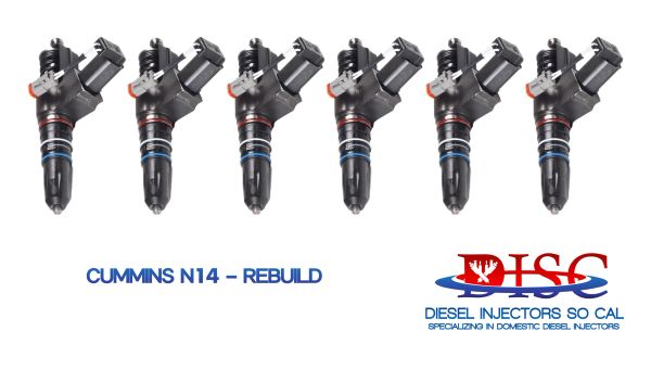 3411767 Cummins N14 Fuel Injectors - Set of Six (6) Rebuild Service