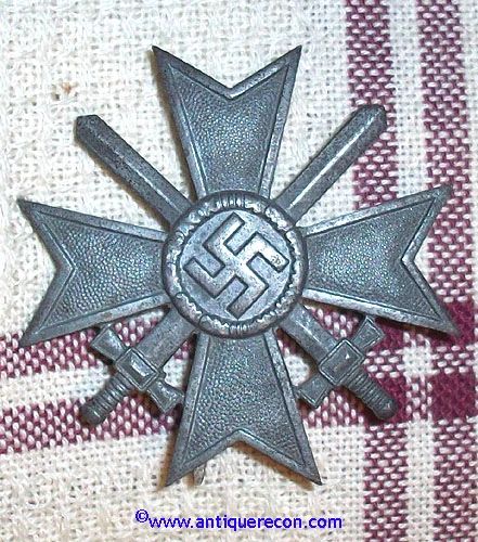 WW II GERMAN WAR MERIT CROSS 1st CLASS WITH SWORDS
