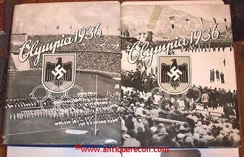1936 NAZI GERMAN SUMMER & WINTER OLYMPICS CIGARETTE BOOKS