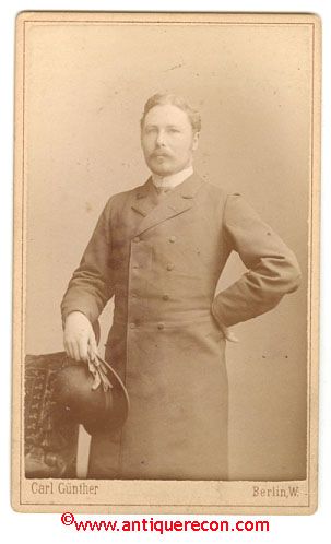 GERMAN MASON CDV PHOTO - 1866 - NAMED