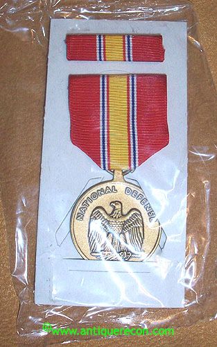 NATIONAL DEFENSE SERVICE MEDAL - BOXED 1993 CONTRACT