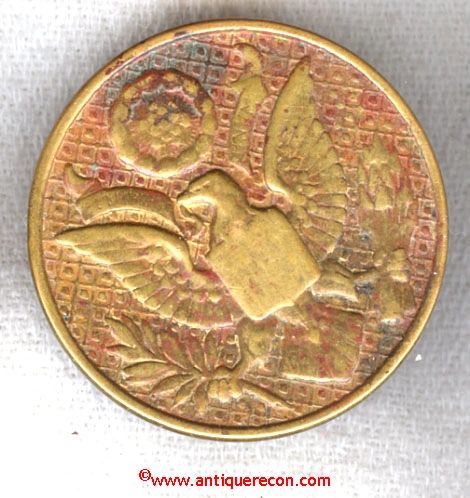 US ARMY ENLISTED CAP BADGE - 1920's