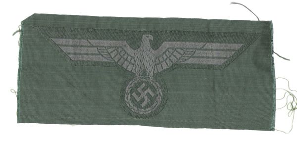 WW II GERMAN BREAST EAGLE - BEVO WEAVE