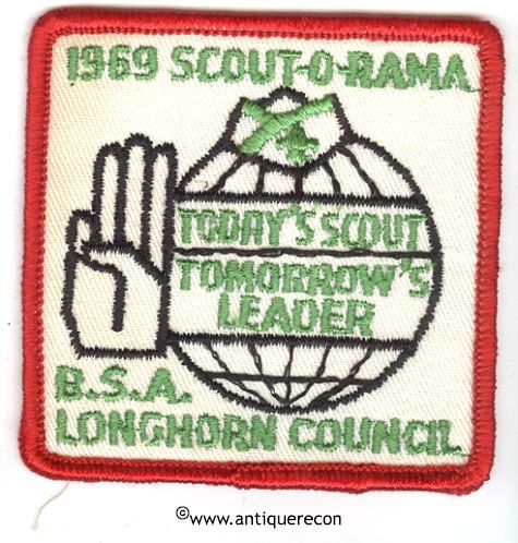 BSA 1969 SCOUT-O-RAMA LONGHORN COUNCIL PATCH