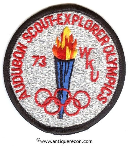 BSA AUDUBON SCOUT EXPLORER OLYMPICS 1973 PATCH
