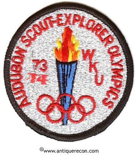 BSA AUDUBON SCOUT EXPLORER OLYMPICS 1974 PATCH