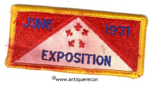 BSA EXPOSITION JUNE 1971 PATCH - USED