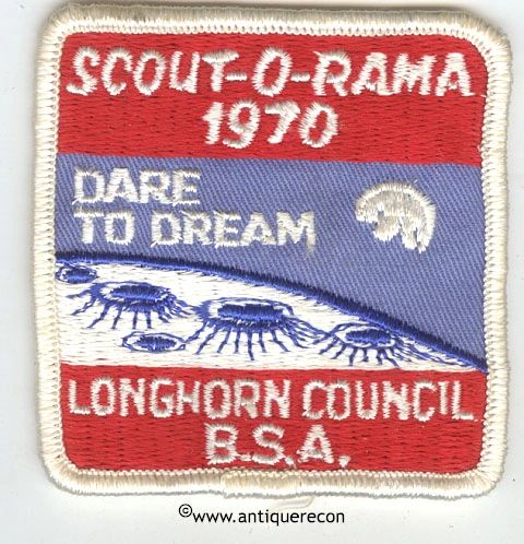 BSA LONGHORN COUNCIL SCOUT-O-RAMA 1970 PATCH