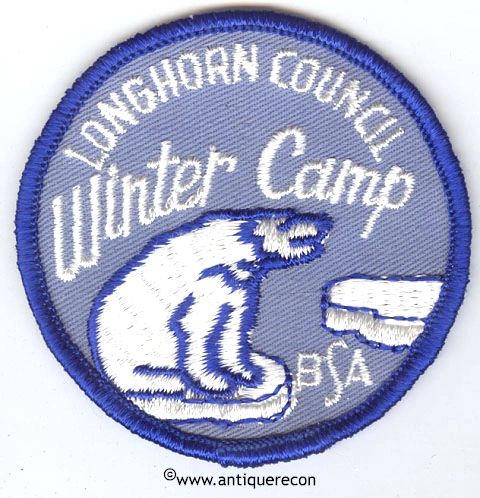 BSA LONGHORN COUNCIL WINTER CAMP PATCH